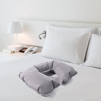 Inflatable & Foldable, Pillow U Shape Air Cushion Travel Pillow (1 Pc / Mix Color)
