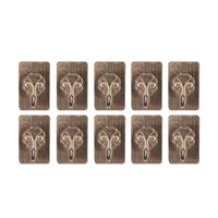 Kitchen & Bathroom Plastic Adhesive Wall Hanger