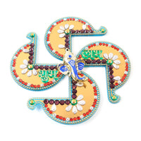 Traditional Golden Swastik Shubh