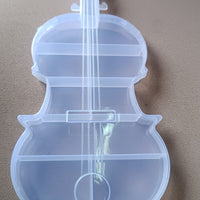 Violin Shape Plastic Storage Box (1 Pc)