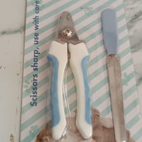 Pet Nail Clipper and Nail File Grooming Kit for Dogs and Cats (Mix Color / 2 Pc)