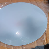 Elegant Oval Frameless Wall Mirror for Home & Office Decor (6 Pc)
