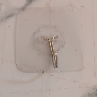 Self Adhesive Transparent Wall Hook (1 Pc)