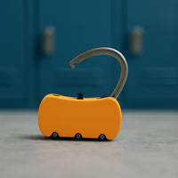 Portable Security 3-digit Combination Travel Lock (1 Pc)