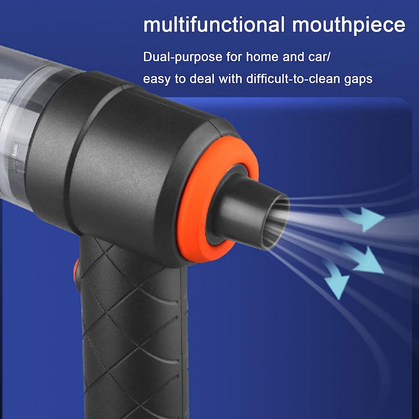 Compact & Cordless High-Suction Car Vacuum Cleaner & Blower