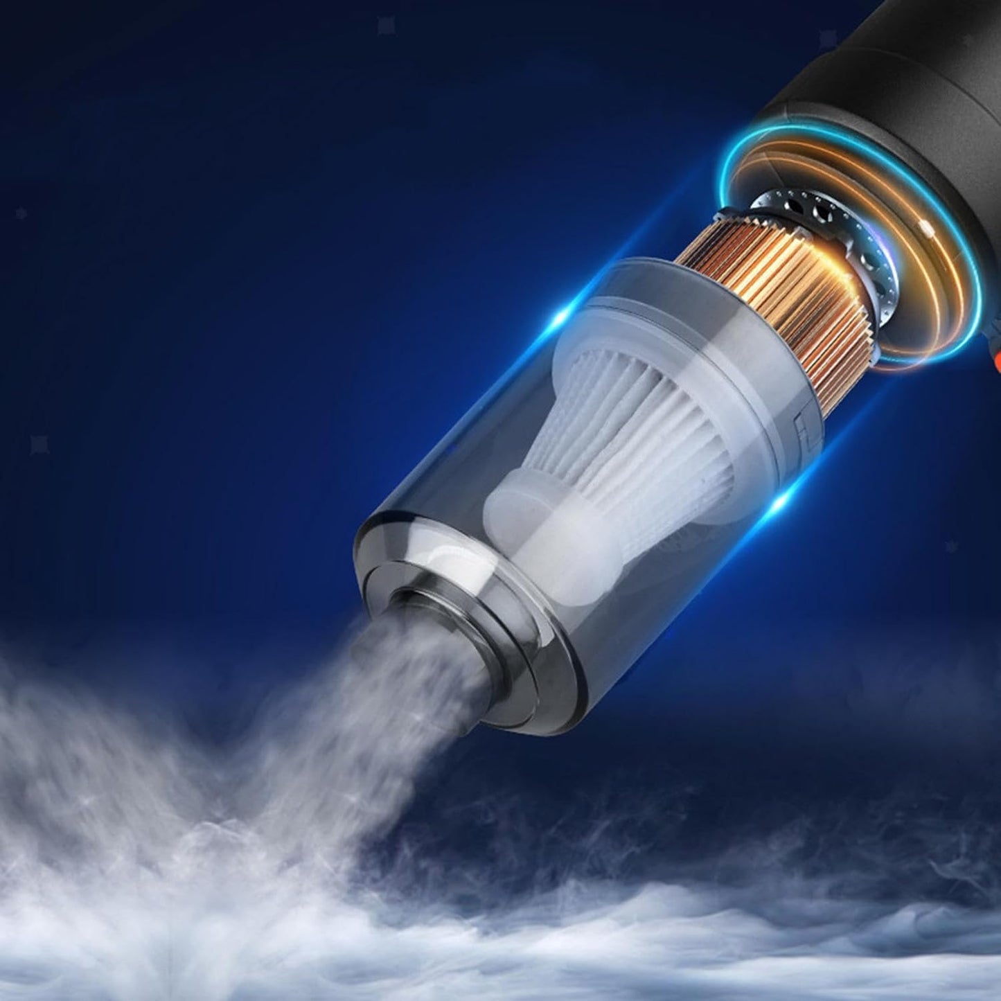 Compact & Cordless High-Suction Car Vacuum Cleaner & Blower