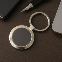 Durable Round Metal Keychain
