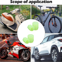 Tyre Valve Caps Luminous Glow Car Tire Valve Cap Covers vaal cap (4 Pcs Set)