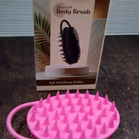2-in-1 Silicone Soft Bristle Bath Brush