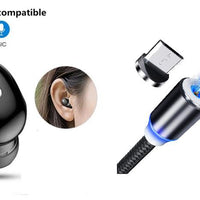 Combo Offer of X9 Mini 5.0 Bluetooth Earphone with 3 in 1 Magnet Cable