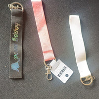 Fabric Ribbon Keychain (1 Pc, Mix Color)