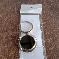 Premium Round Shape Metal Keychain (1 Pc)