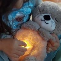Breathing Teddy Bear with Soothing Music, Comfort Plush