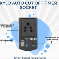 Automatic Cut Off Timer Switch Plug