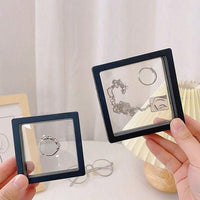 3D floating display Frame Case Jewellery Organizer (2pc)