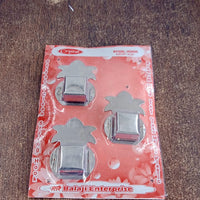 Wall-Mount Metal Incense Stick Holders (3 Pc)