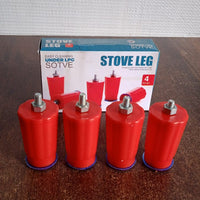 Heavy-Duty Universal Stove Legs for Gas Stove (4 Pc Set)