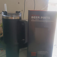 Premium 1200 ML Stainless Steel Vacuum Insulated Travel Mug with Straw and Handle (1200ML / 1 Pc)