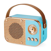 Vintage Style Wireless Portable Speaker With Retro Radio (1 Pc)